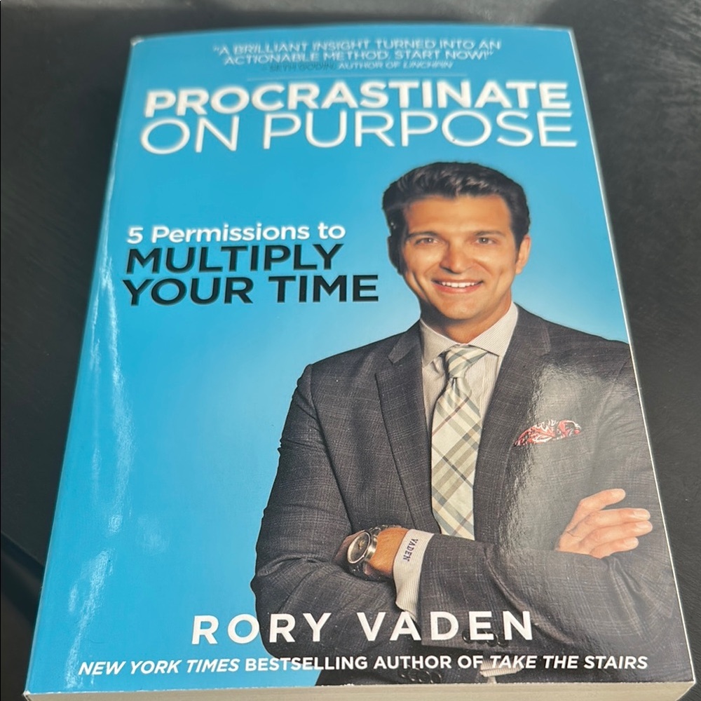 Procrastinate on Purpose Book by Rory Vaden